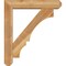 Ekena Millwork Balboa Craftsman Rough Sawn Bracket w/ Offset Brace, Western Red Cedar, 6"W x 28"D x 32"H BKT0604X28X32BOA04RWR - alternate 4